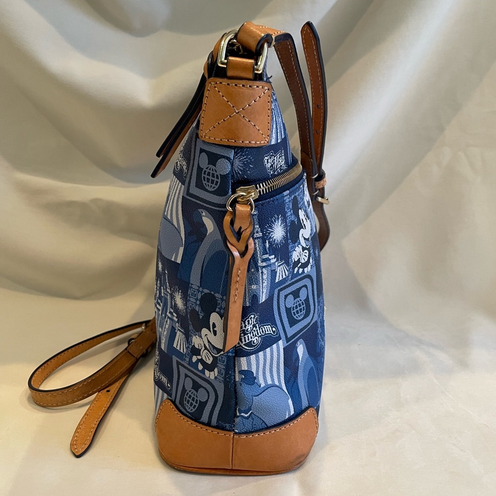 Dooney & Bourke Disney Magic Kingdom 45th Anniversary Letter Carrier 2016 - Picture 7 of 16